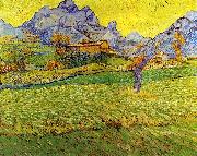 Meadow in the Mountains Le Mas de Saint Paul Vincent Van Gogh